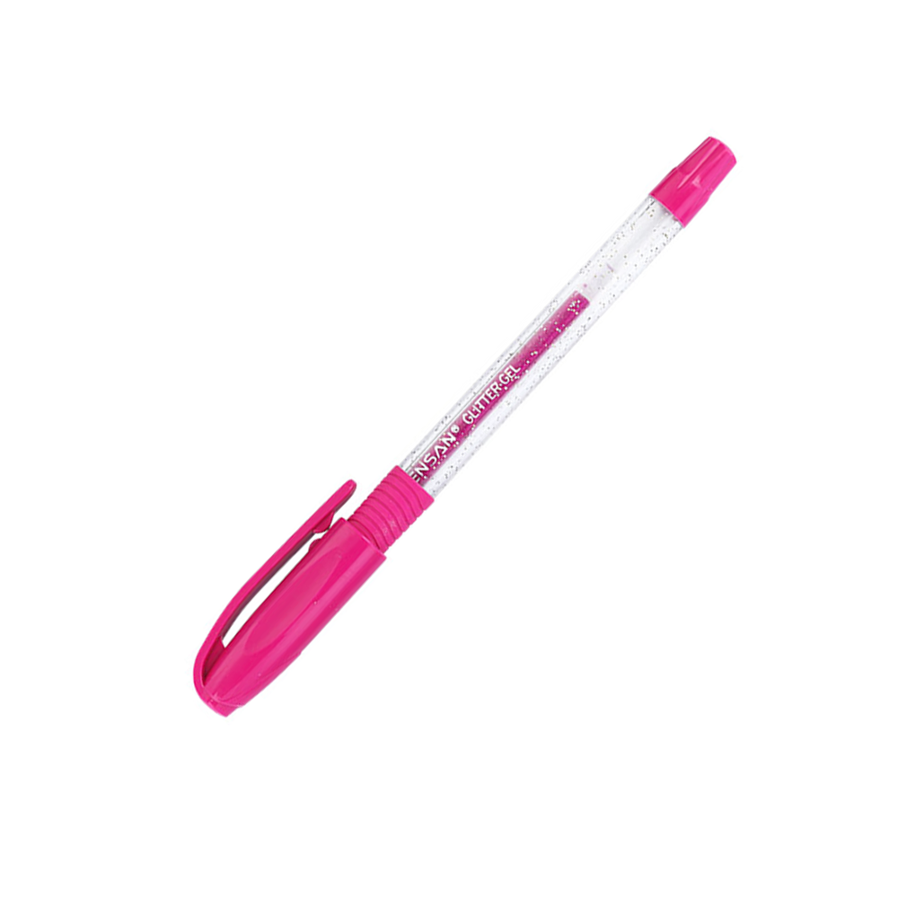 Signo Pink Glitter Gel Pen Ballpoint Pen Signo Angelic Colour Uni