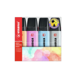 Stabilo Highlighter Pastel - Pack of 4