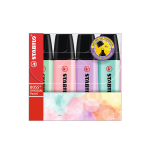 Stabilo Highlighter Pastel - Pack of 4