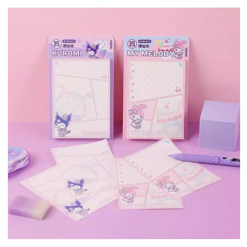 Sanrio Sticky Notes Pad - 4x6 inch - 50 Sheets - eStationary