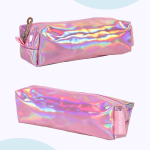 Cute Girls Thing Hologram Decorated with Sequin and Soft Leather Backpack with Lunch Bag and Pencil Case - 17 Inch - Image 7