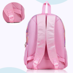 Cute Girls Thing Hologram Decorated with Sequin and Soft Leather Backpack with Lunch Bag and Pencil Case - 17 Inch - Image 5