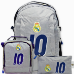 Real Madrid Backpack with Lunch Bag - 18 Inch