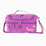 Pink Sledding Rabbits Backpack with Lunch Bag - 18 Inch - Image 3