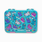Turquoise Unicorn Cats Compartment Lunch Box - 800 ml