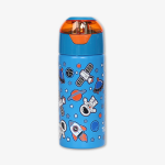 Blue Astronaut Adventure Stainless Steel Water Bottle with Spray - 420 ml
