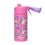 ⁦Pink Sweets & Unicorn Stainless Steel Water Bottle with Spray - 420 ml⁩ - الصورة ⁦2⁩